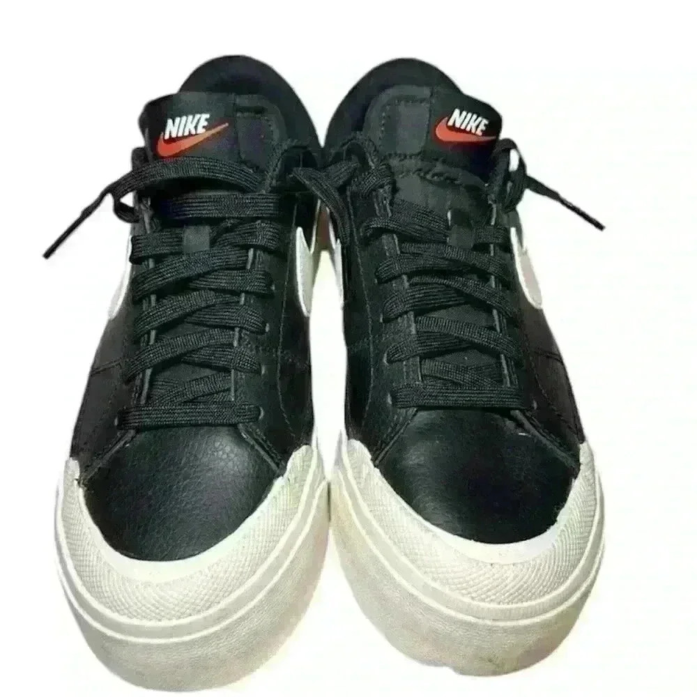 Nike Court Legacy Leather Lift Womens Platform Trainers DM7590 001 US Size 7.5 - Picture 3 of 13